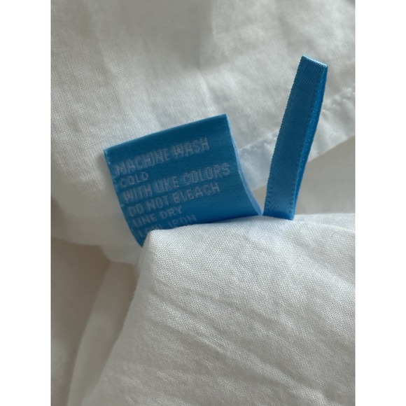 J. Mclaughlin Hope Maxi Skirt Womens Size Large White Linen Blend Lace Eyelet - Picture 5 of 6